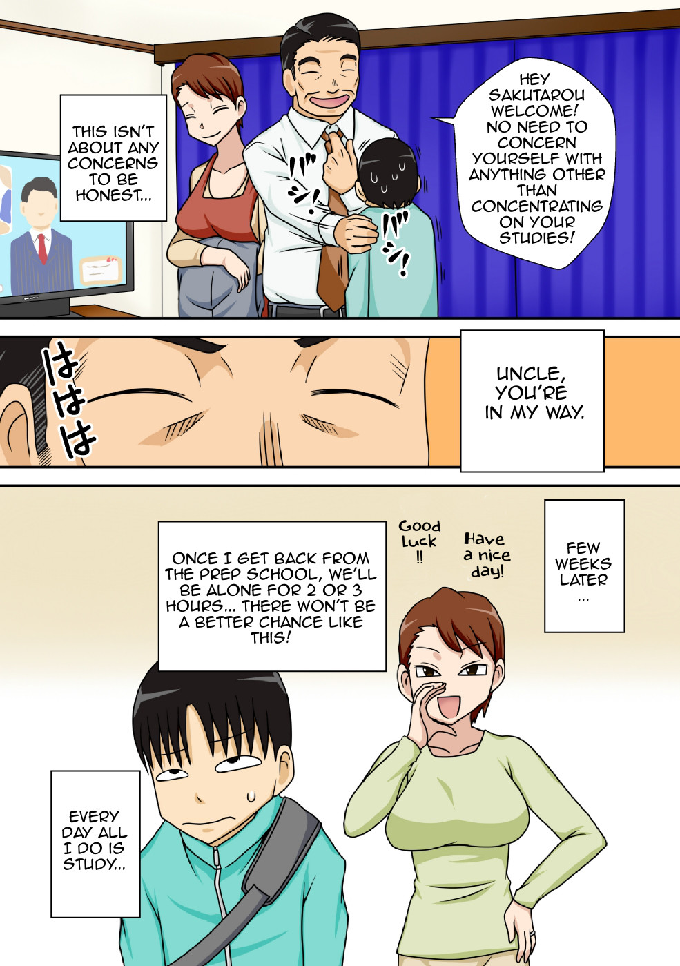 Hentai Manga Comic-Antisocial Nephew Wants To Do His Aunt-Read-7